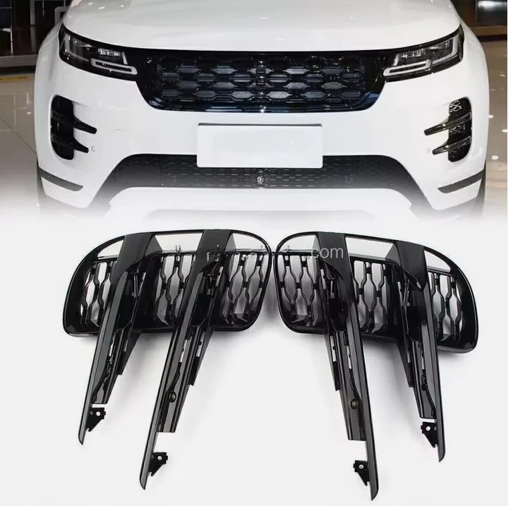 For Range Rover Evoque 2020- Front Bumper Side Grille LR114729 LR114728 Mesh